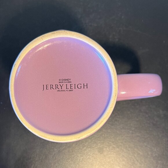 Disney Embossed MINNIE MOUSE Jerry Leigh Purple Mug / Cup ~.Red w/ Polka Dot Bow - Picture 7 of 8